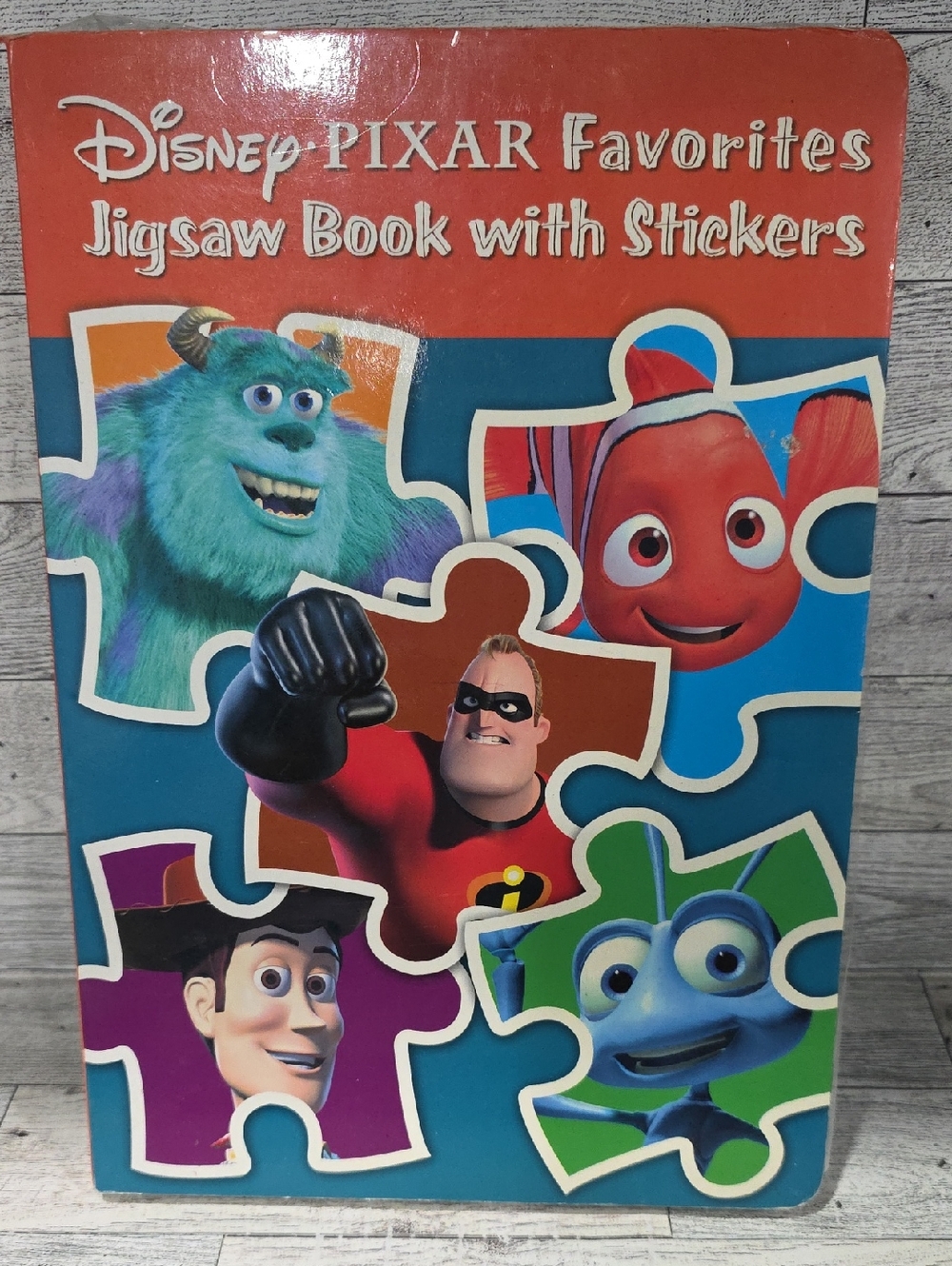Vtg. Favorites Jigsaw Book with Stickers - Multicolor